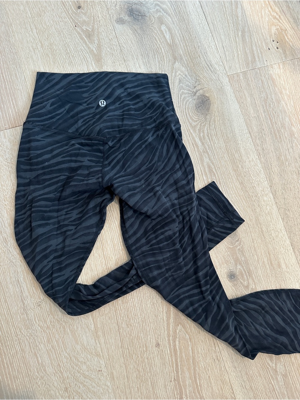 lululemon Align Legging Black Zebra Print High-Rise Leggings